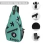 Kaspa Grün Umhängetasche – Unisex Brusttasche / Sling Bag Kaspa Grün Umhängetasche – Unisex Brusttasche / Sling Bag