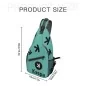 Sac Bandoulière Vert Kaspa – Sac Poitrine Unisexe Sac Bandoulière Vert Kaspa – Sac Poitrine Unisexe