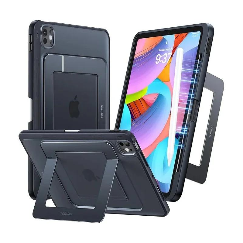 Funda con Soporte Ostand y Porta-Lápiz para iPad