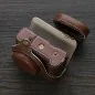 Custodia in Pelle a Tracolla per Canon PowerShot V1 – Grana Litchi – 4 Colori