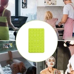 Coussin à Ventouse Double Face | Silicone Antidérapant Polyvalent