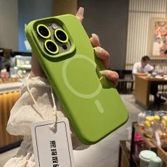 Coque iPhone Monochrome avec MagSafe et Protection d’Objectif