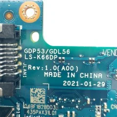Carte fille réseau et audio LS-K66DP 07C6KC pour Dell G15 5515 / 5511 / 5510 - senove.com