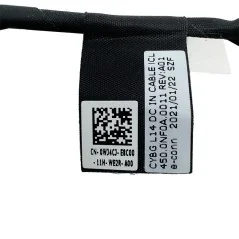 DC-IN Power Jack Charging Port Cable 0WJ4CJ 450.0NF0A.0011 for Dell Latitude 3420 3520