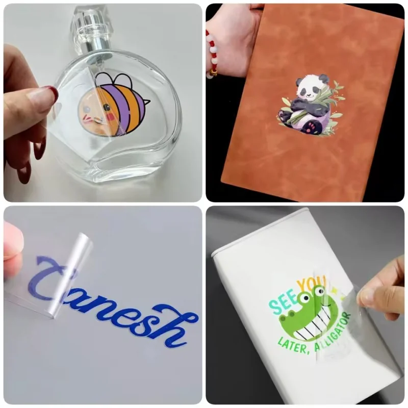 100 Pegatinas Personalizadas de Transferencia UV DTF en Relieve 3D