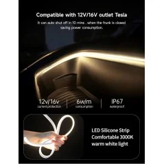 Luz LED para Frunk Tesla Model Y (2021–2024) – Iluminación cálida 3000K