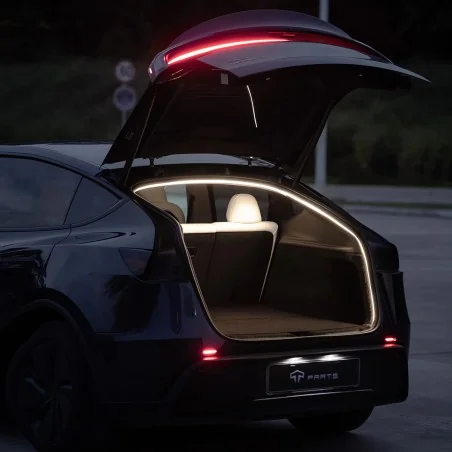 Tesla Model Y 2025+ Dual-Mode Trunk LED Strip – Warm & Cool White Lighting