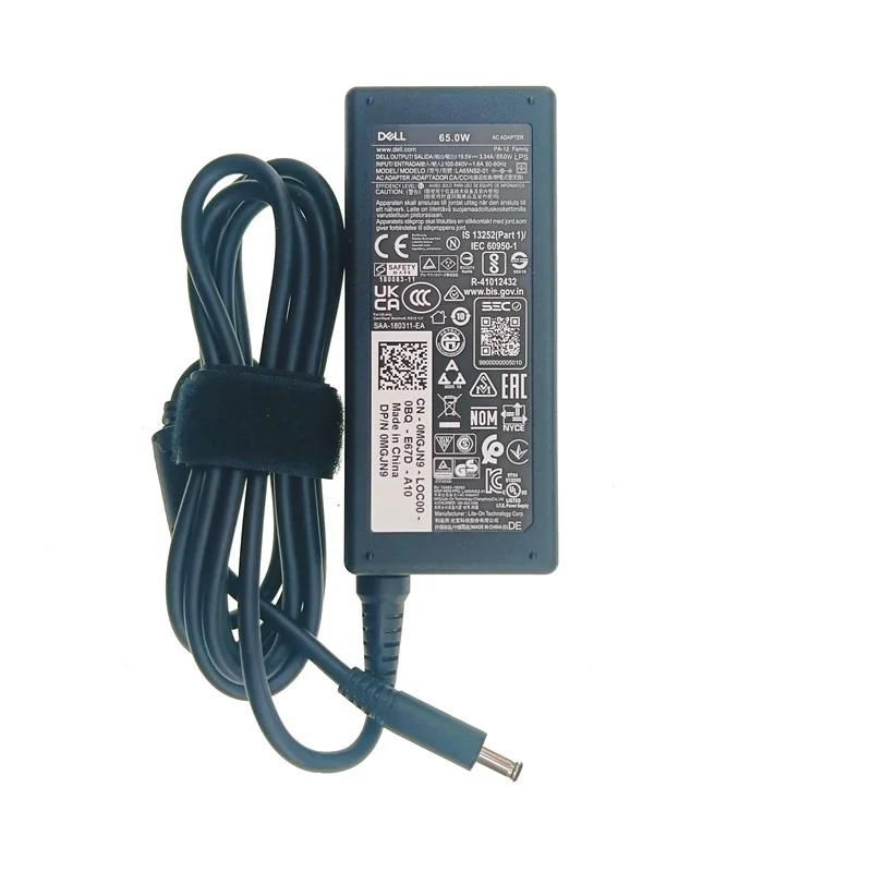 Caricatore originale Dell 19.5V / 3.34A / 65W - 4.5 x 3.0mm