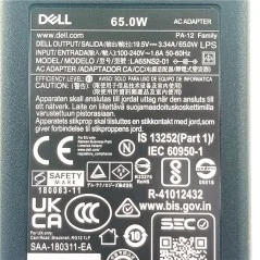 Caricatore originale Dell 19.5V / 3.34A / 65W - 4.5 x 3.0mm €16.70